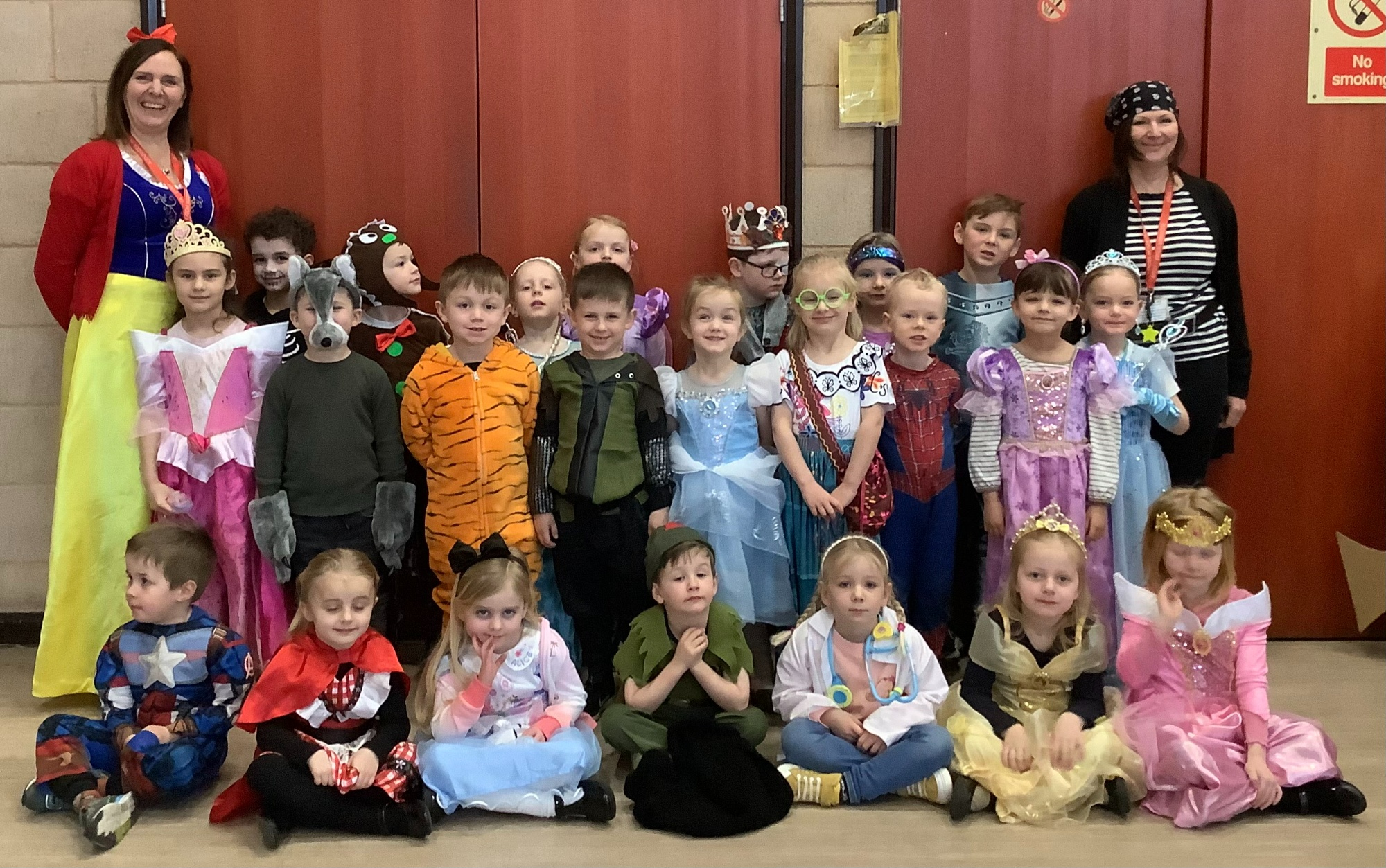 Children enjoying World Book Day