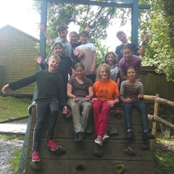 Group photo Morfa Bay Residential camp Y6